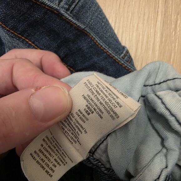 Free People Medium Wash Raw Hem Structured Stretch Flare Casual Jeans Size 31 - Picture 4 of 8